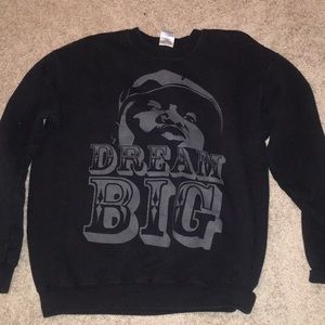 Notorious BIG crew neck sweater